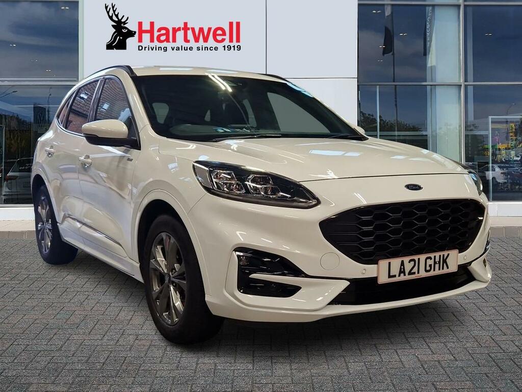 Ford Kuga 2.5 Ecoboost Duratec 14.4Kwh St-line Suv Petro White