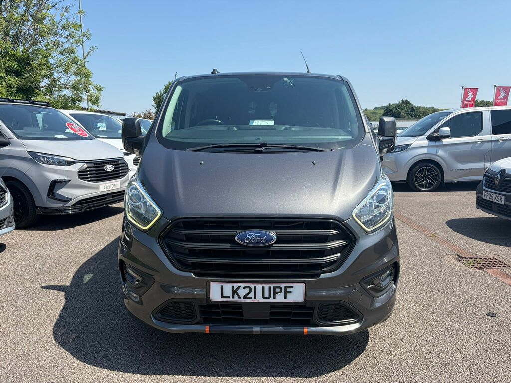 Ford Transit Custom 2.0 320 Ecoblue Sport Crew Van Double Cab Dies LK21UPF Grey #2