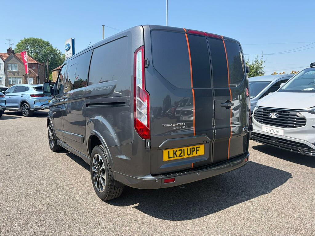 Ford Transit Custom 2.0 320 Ecoblue Sport Crew Van Double Cab Dies LK21UPF Grey #5