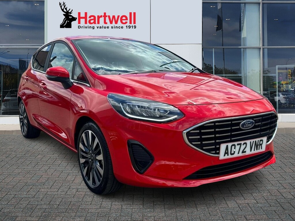 Ford Fiesta 1.0T Ecoboost Mhev Titanium X Hatchback Red