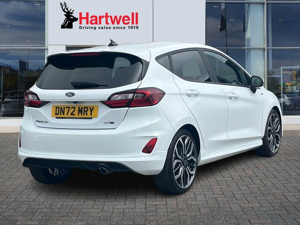 Ford Fiesta 1.0T Ecoboost Mhev St-line X Edition Hatchback White #3