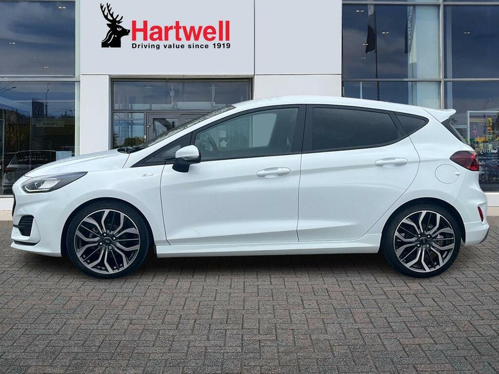 Ford Fiesta 1.0T Ecoboost Mhev St-line X Edition Hatchback White #6