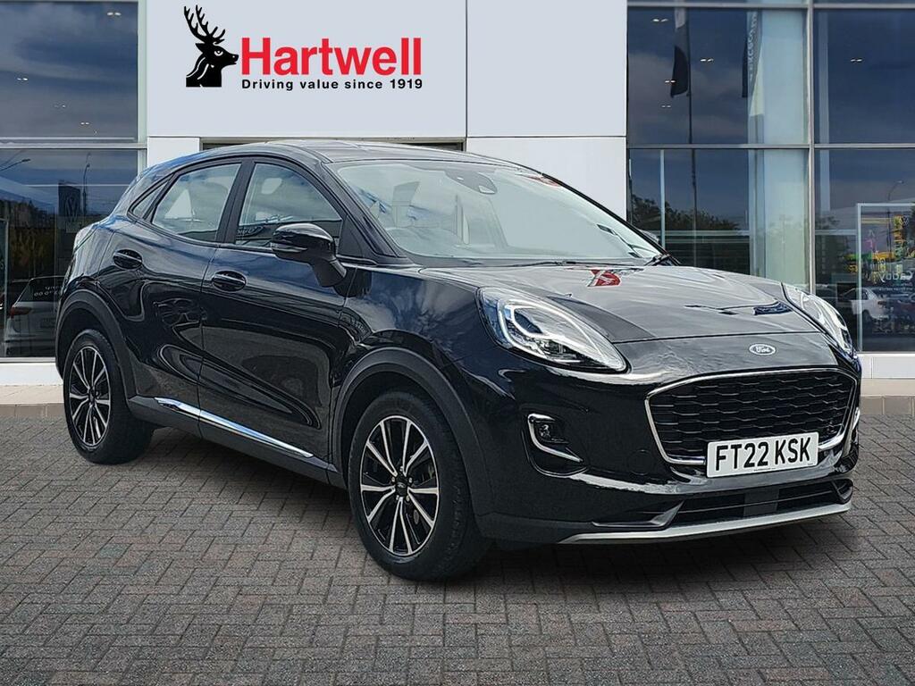 Ford Puma 1.0T Ecoboost Mhev Titanium Suv Hybrid Black