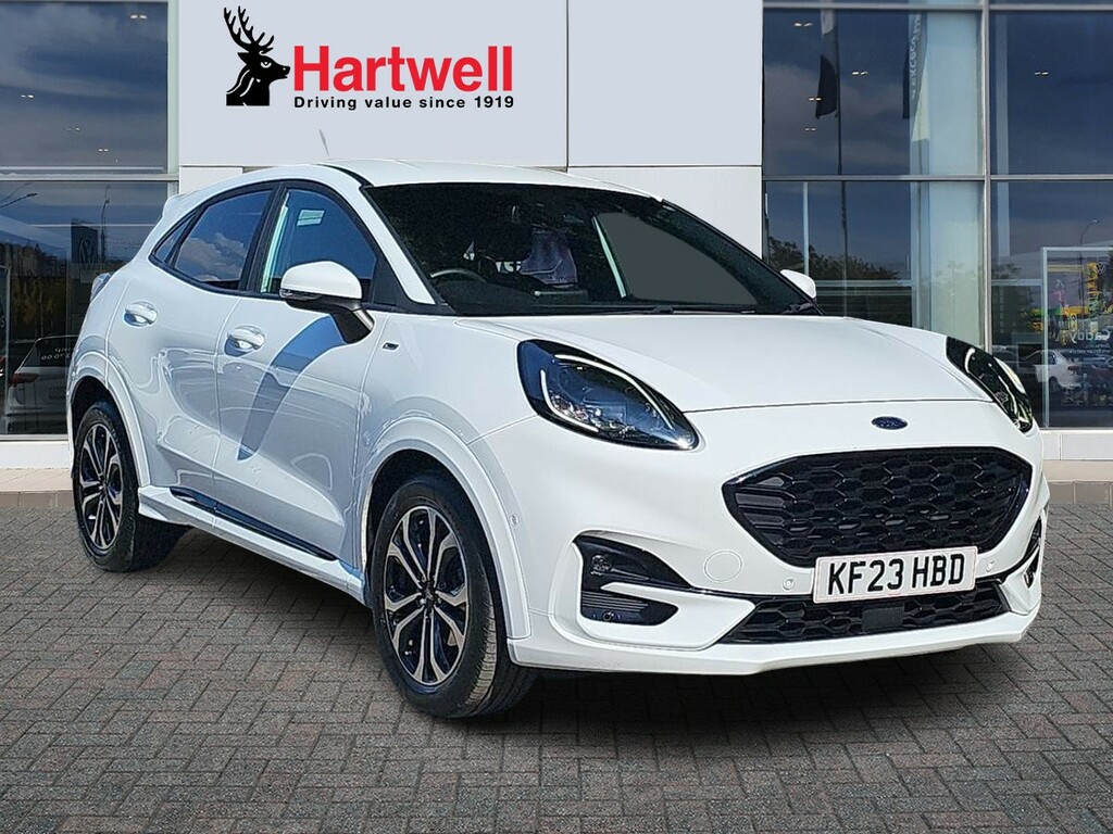 Ford Puma 1.0T Ecoboost Mhev St-line Suv Hybrid M White