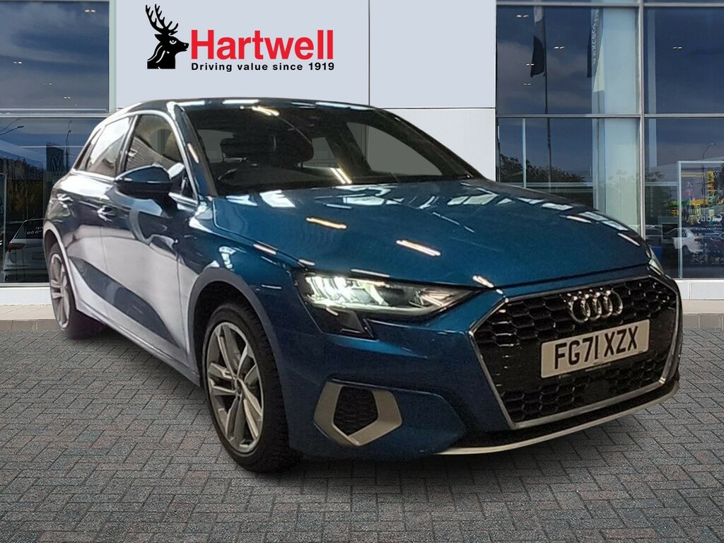 Audi A3 1.4 Tfsie 40 Sport Sportback Plug-in Hy Blue