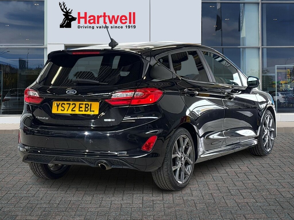 Ford Fiesta 1.0T Ecoboost Mhev St-line Edition Hatchback P YS72EBL Black #3