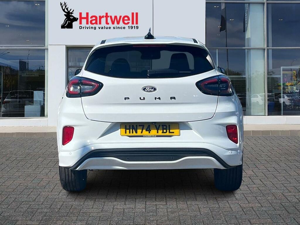 Ford Puma 1.0T Ecoboost Mhev St-line X Suv Hybrid HN74YBL White #4
