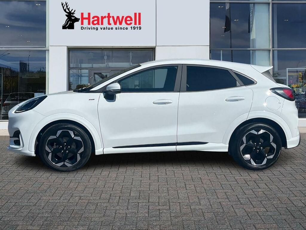 Ford Puma 1.0T Ecoboost Mhev St-line X Suv Hybrid HN74YBL White #6