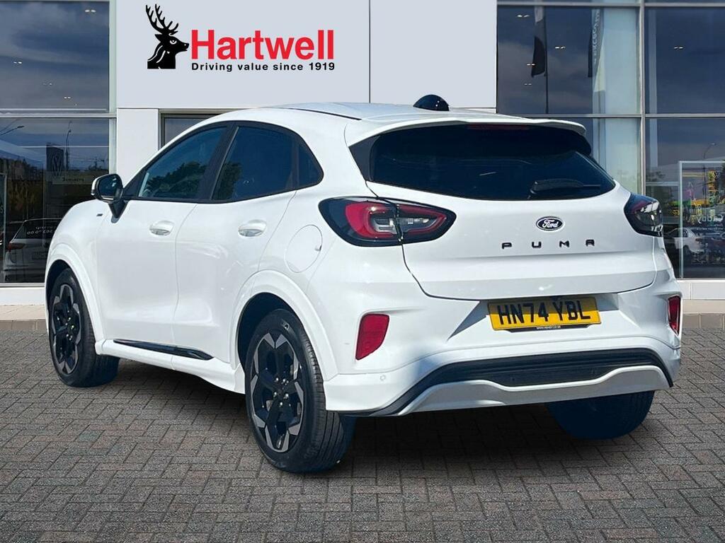 Ford Puma 1.0T Ecoboost Mhev St-line X Suv Hybrid HN74YBL White #5