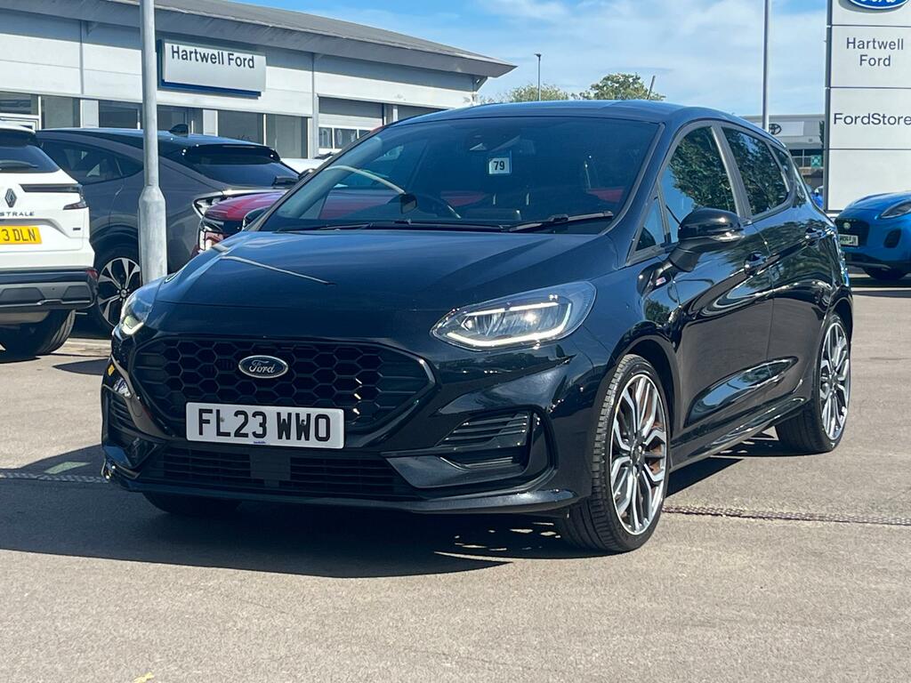 Ford Fiesta 1.0T Ecoboost St-line X Hatchback Manua FL23WWO Black #4