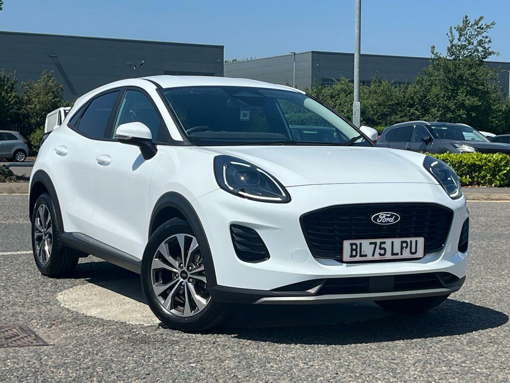 Ford Puma 1.0T Ecoboost Mhev Titanium Suv Hybrid White