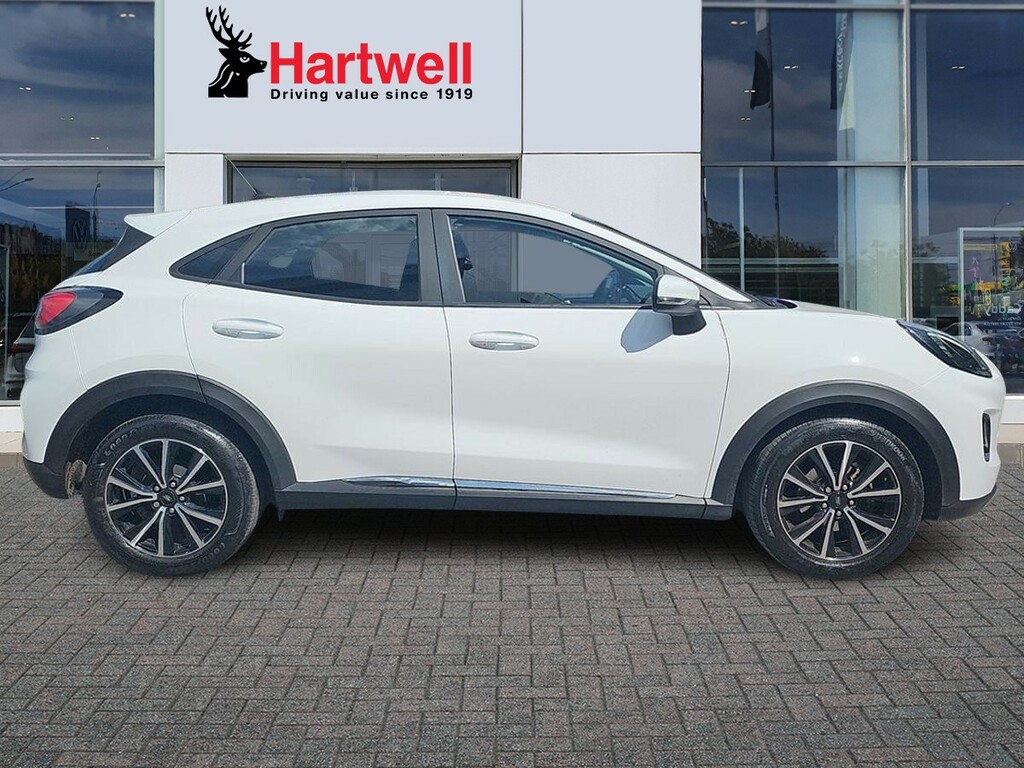 Ford Puma 1.0T Ecoboost Mhev Titanium Suv Hybrid White #2