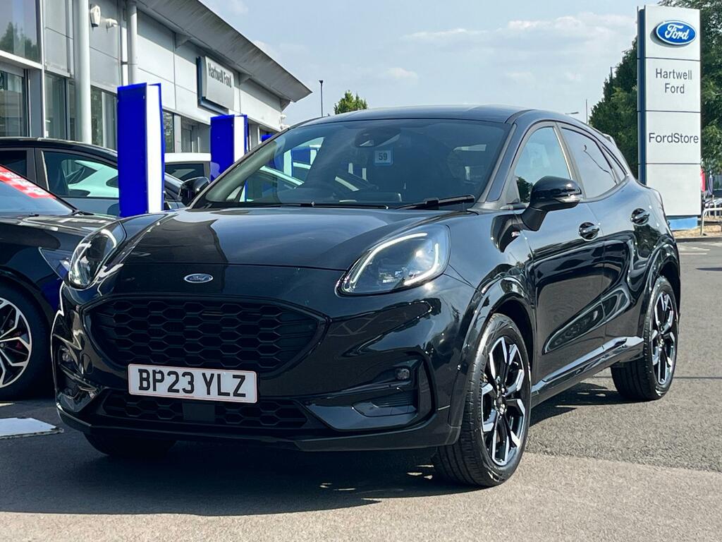 Ford Puma 1.0T Ecoboost Mhev St-line X Suv Hybrid BP23YLZ Black #4