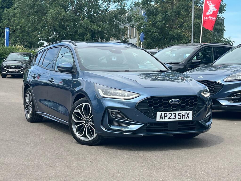 Ford Focus 1.0T Ecoboost Mhev St-line X Estate Hyb Blue