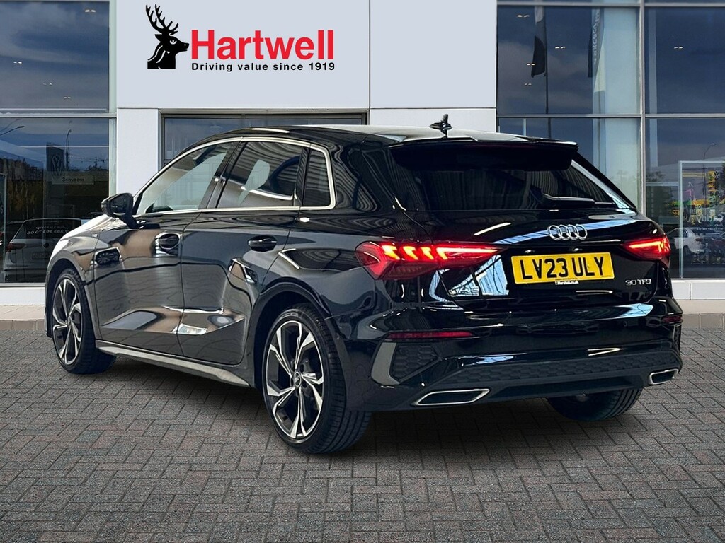 Audi A3 1.0 Tfsi 30 S Line Sportback S Tronic E Black #5