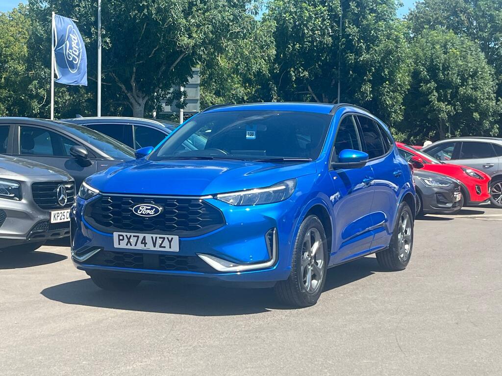 Ford Kuga 2.5H Duratec St-line Suv Hybrid Cvt Eur PX74VZY Blue #4
