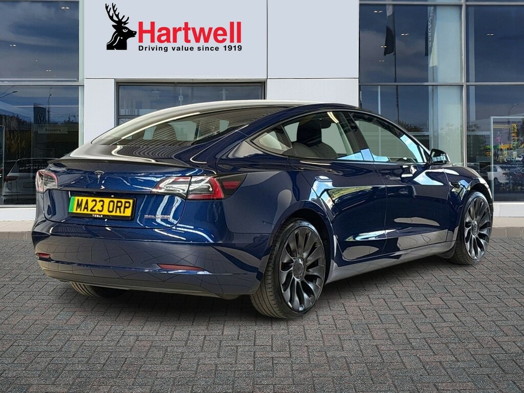 Tesla Model 3 Dual Motor Performance Saloon MA23ORP Blue #3