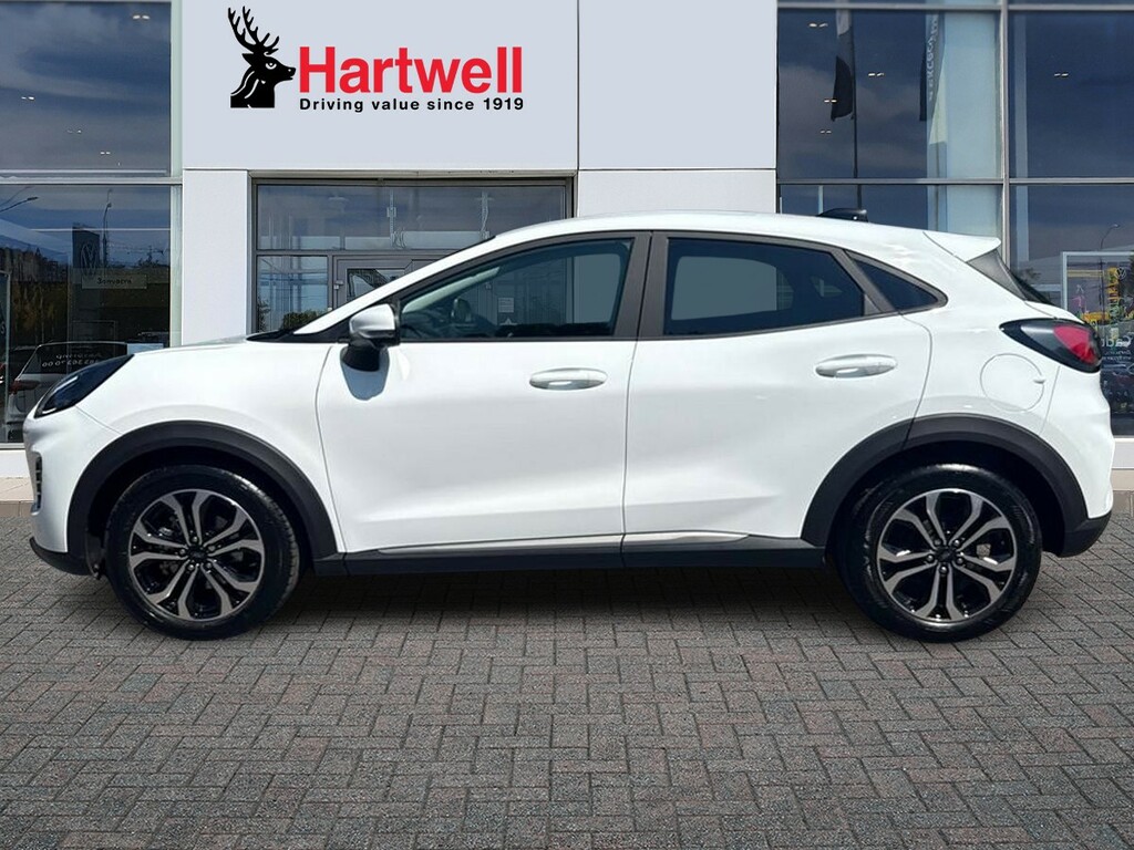 Ford Puma 1.0T Ecoboost Mhev Titanium Suv Hybrid OV74ETA White #6