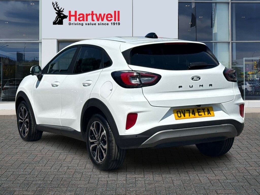 Ford Puma 1.0T Ecoboost Mhev Titanium Suv Hybrid OV74ETA White #5