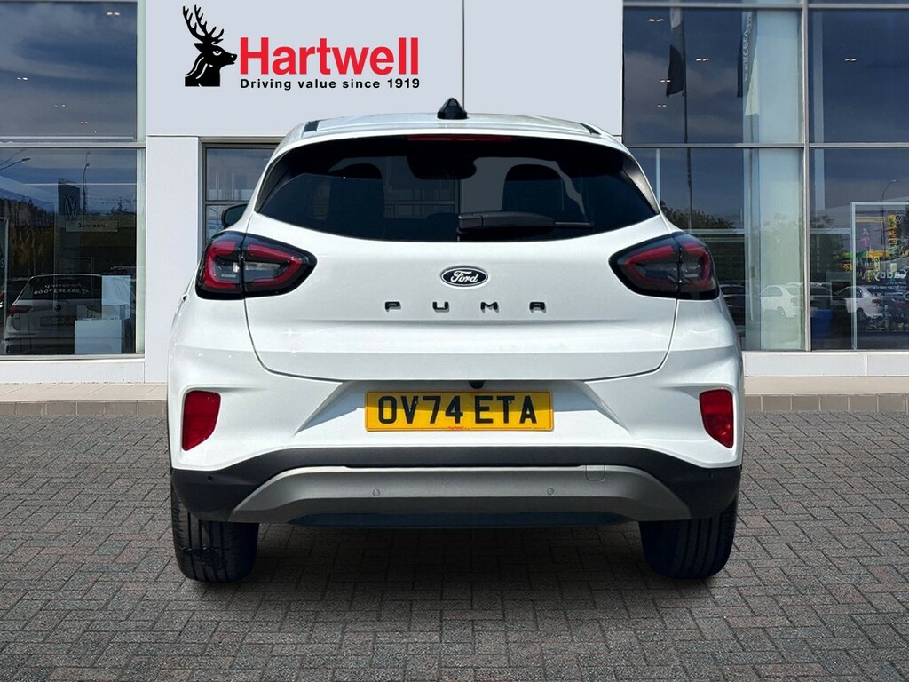 Ford Puma 1.0T Ecoboost Mhev Titanium Suv Hybrid OV74ETA White #4