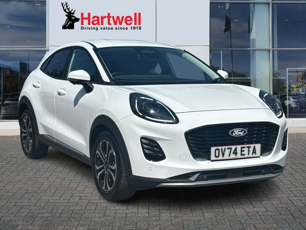Ford Puma 1.0T Ecoboost Mhev Titanium Suv Hybrid White
