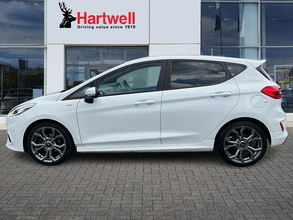 Ford Fiesta 1.0T Ecoboost St-line Edition Hatchback White #6