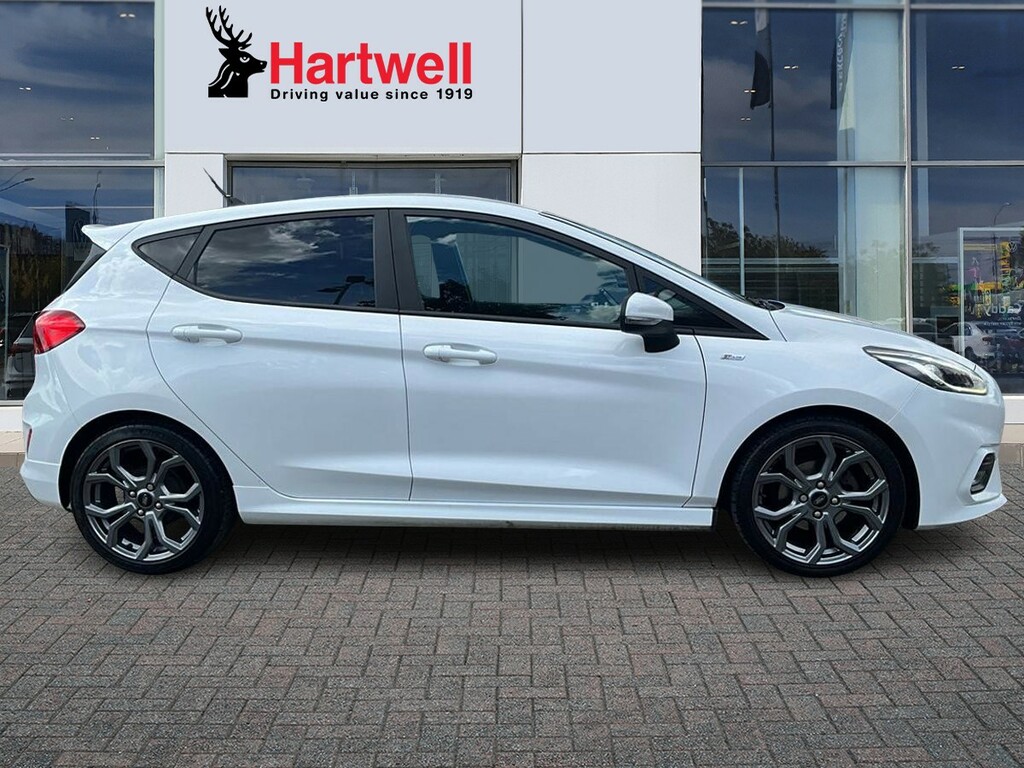 Ford Fiesta 1.0T Ecoboost St-line Edition Hatchback White #2