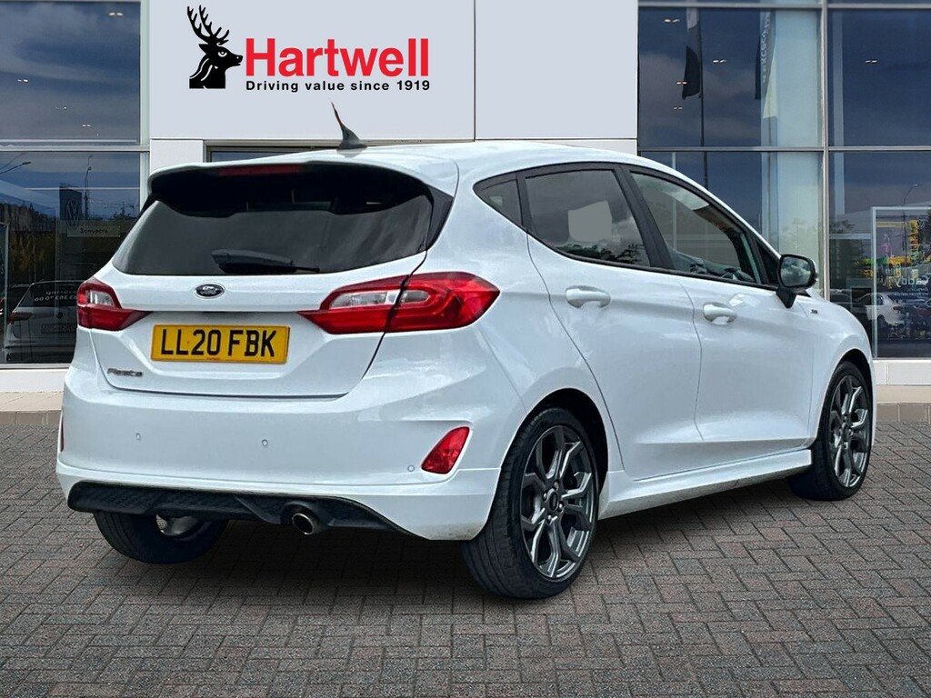 Ford Fiesta 1.0T Ecoboost St-line Edition Hatchback White #3
