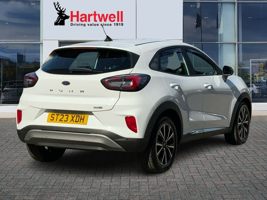 Ford Puma 1.0T Ecoboost Mhev Titanium Suv Hybrid ST23XDH White #3