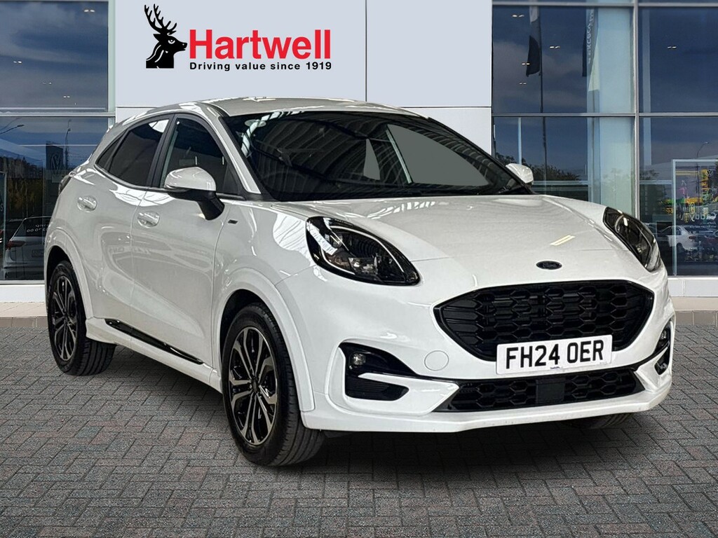 Ford Puma 1.0T Ecoboost Mhev St-line Suv Hybrid M White