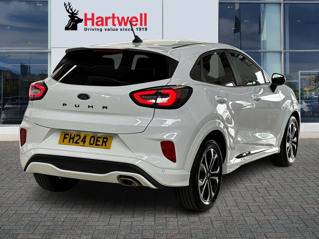 Ford Puma 1.0T Ecoboost Mhev St-line Suv Hybrid M FH24OER White #3