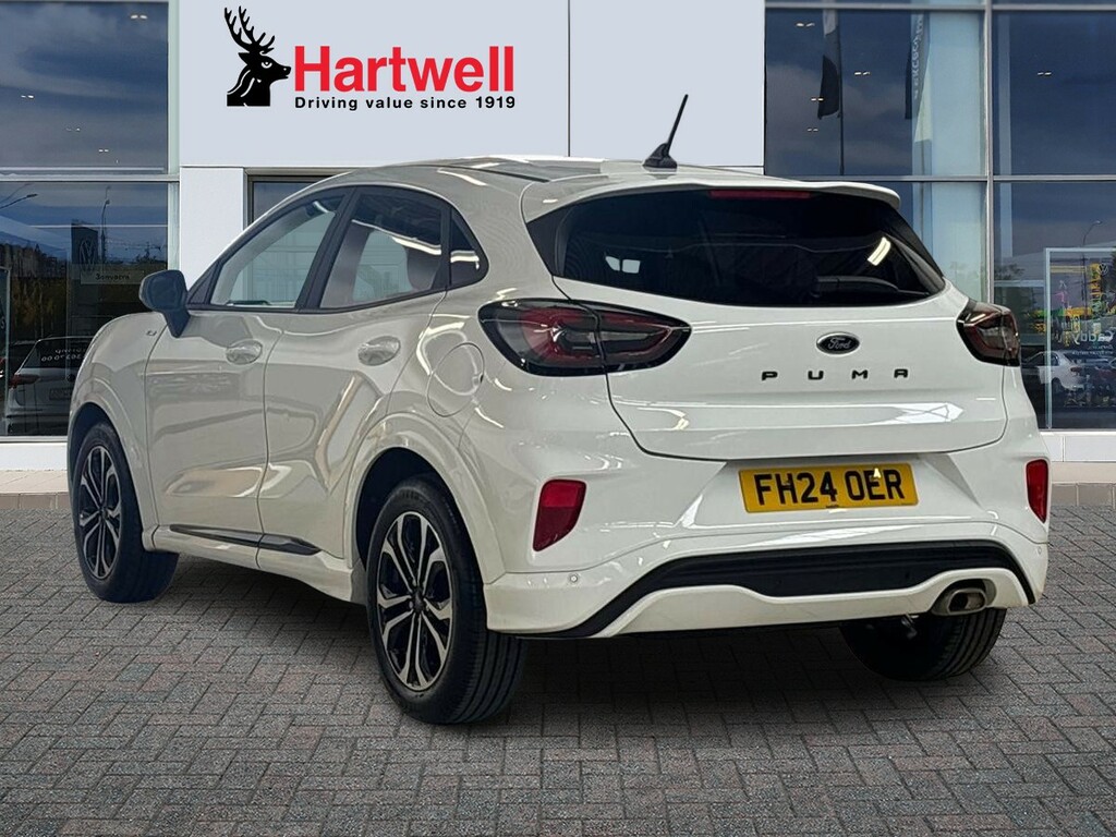 Ford Puma 1.0T Ecoboost Mhev St-line Suv Hybrid M FH24OER White #5