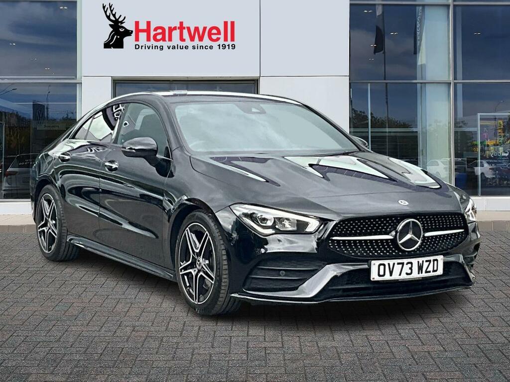 Mercedes-Benz CLA Class 1.3 Cla200h Mhev Amg Line Premium Coupe Petr Black