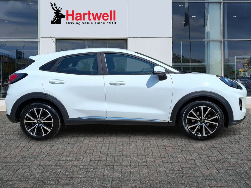 Ford Puma 1.0T Ecoboost Mhev Titanium Suv Hybrid White #2