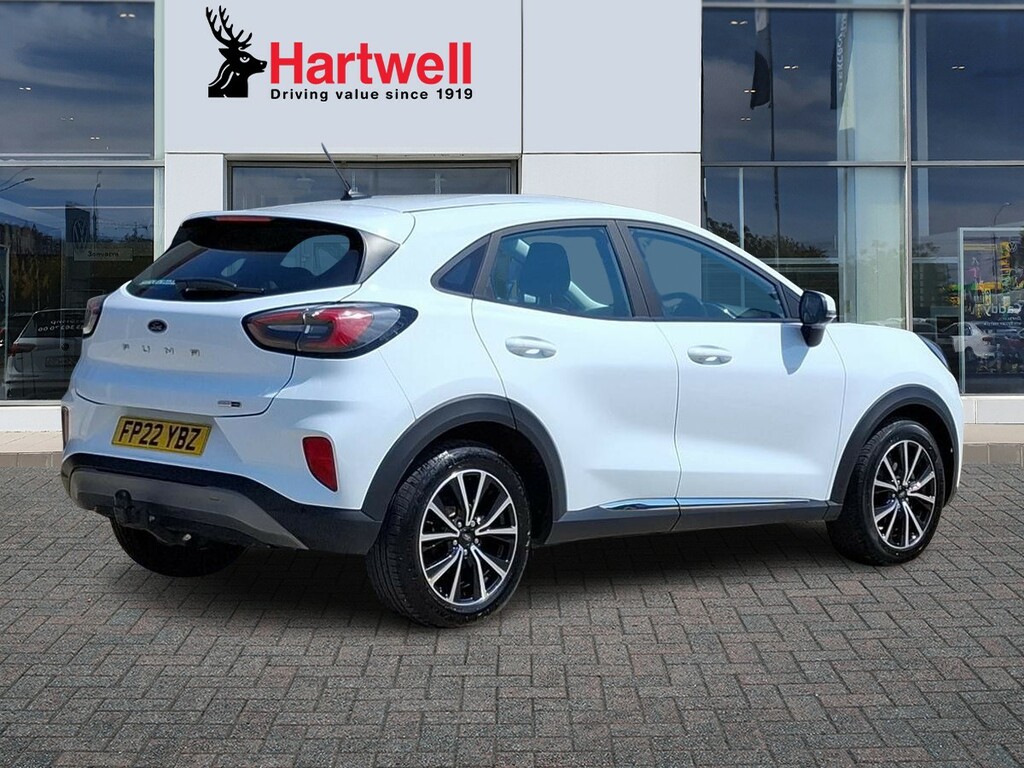 Ford Puma 1.0T Ecoboost Mhev Titanium Suv Hybrid White #3