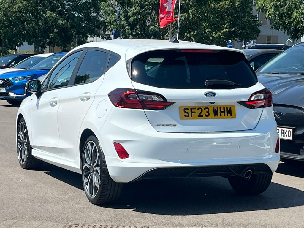 Ford Fiesta 1.0T Ecoboost St-line X Hatchback Manua SF23WHM White #3
