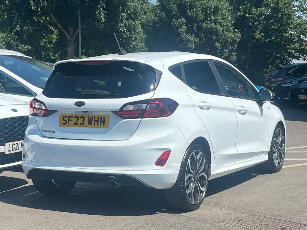 Ford Fiesta 1.0T Ecoboost St-line X Hatchback Manua SF23WHM White #5