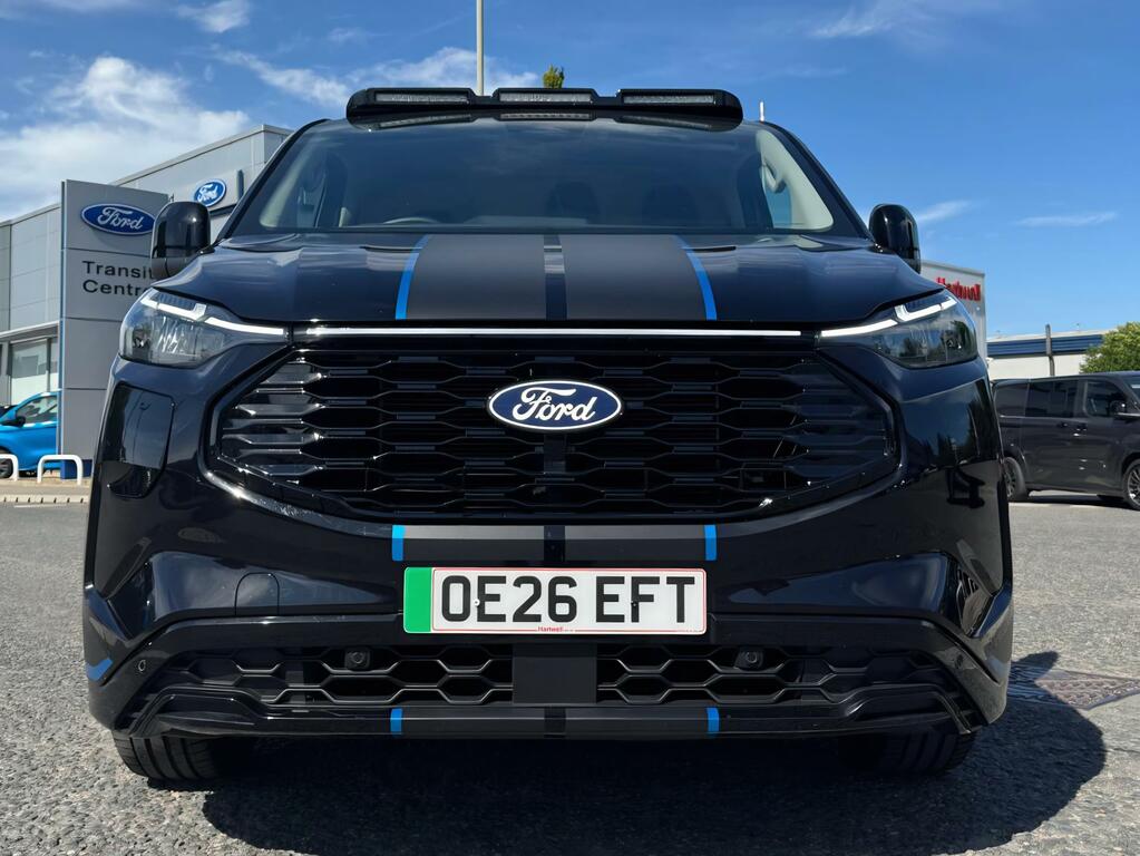 Ford Transit Custom 320 L1 H1 65Kwh Sport Obsidian Edition Au OE26EFT Black #2