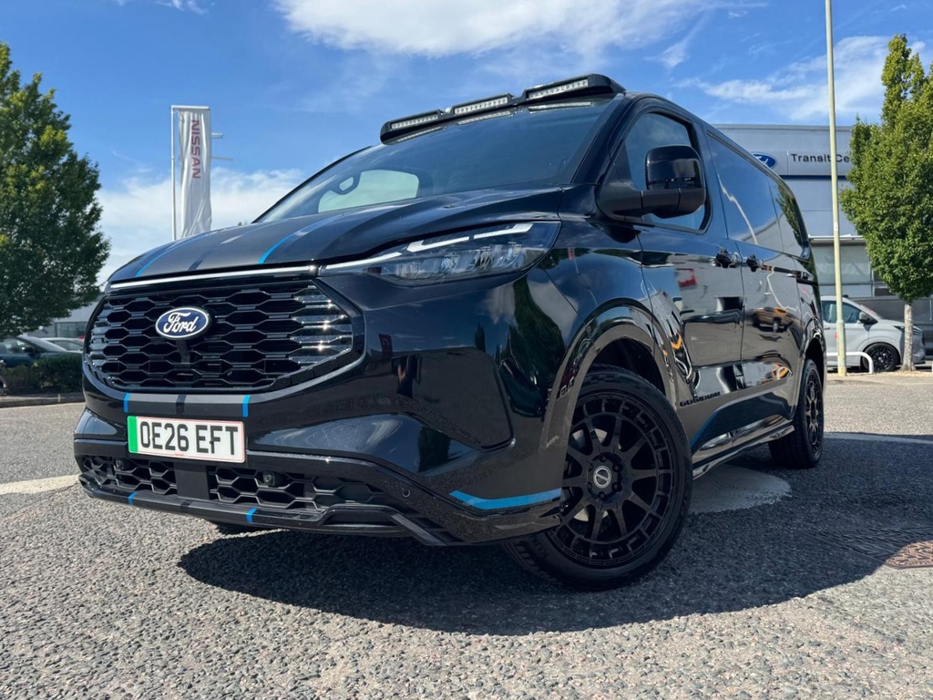 Ford Transit Custom 320 L1 H1 65Kwh Sport Obsidian Edition Au OE26EFT Black #3