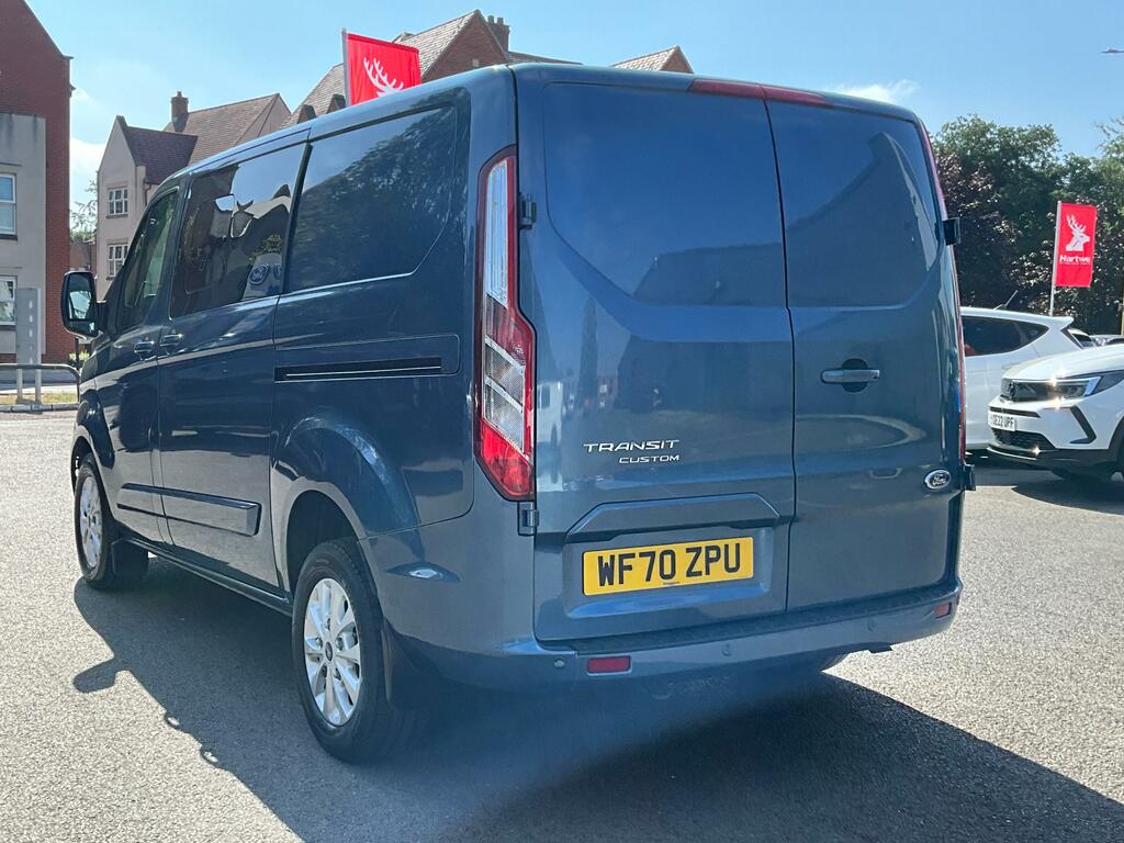 Ford Transit Custom 2.0 320 Ecoblue Limited Crew Van Double Cab Di WF70ZPU Blue #5