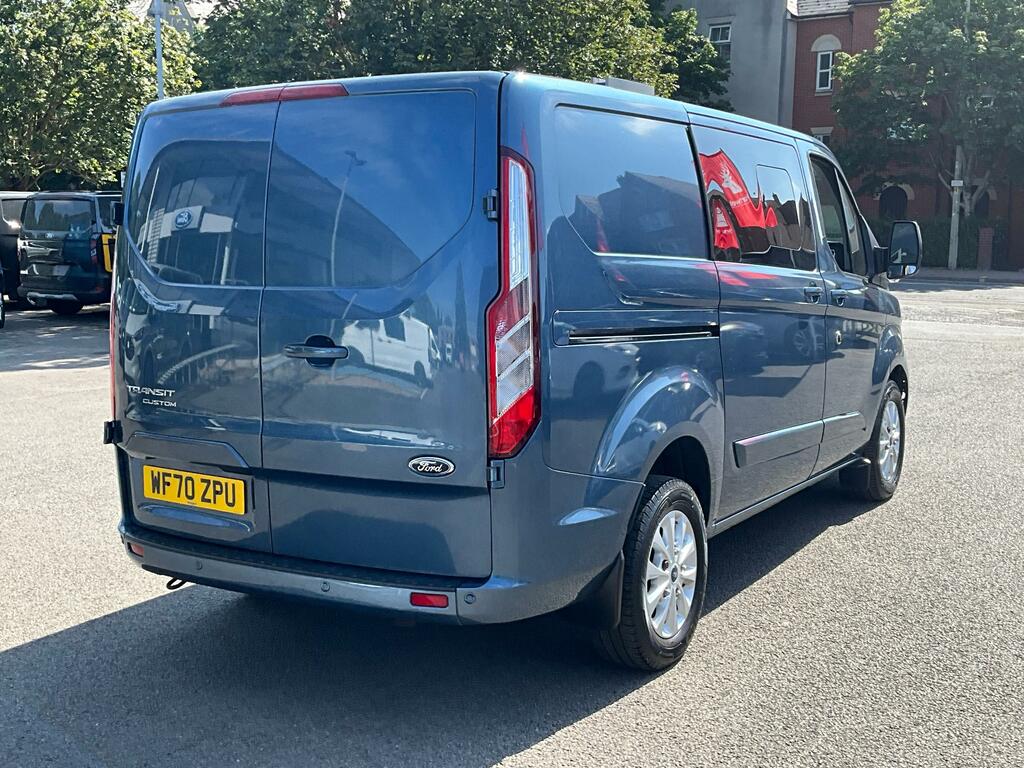 Ford Transit Custom 2.0 320 Ecoblue Limited Crew Van Double Cab Di WF70ZPU Blue #3