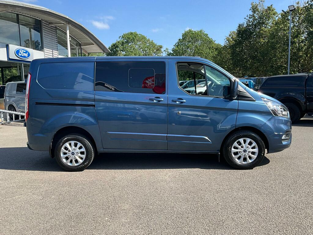 Ford Transit Custom 2.0 320 Ecoblue Limited Crew Van Double Cab Di WF70ZPU Blue #2