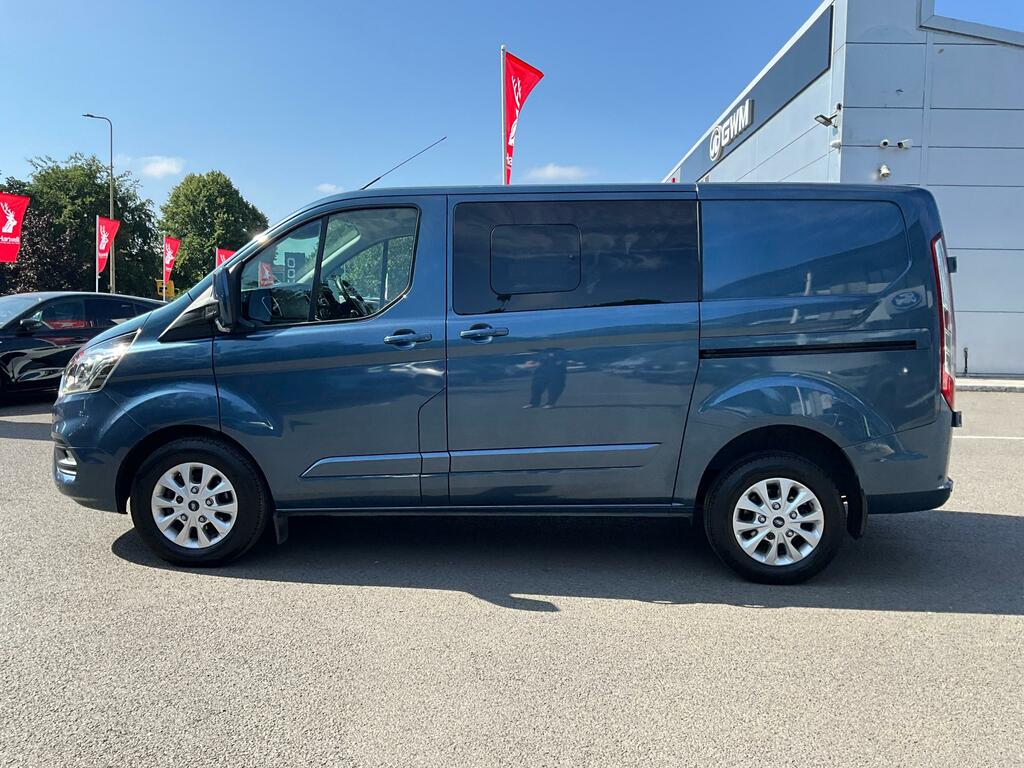 Ford Transit Custom 2.0 320 Ecoblue Limited Crew Van Double Cab Di WF70ZPU Blue #6