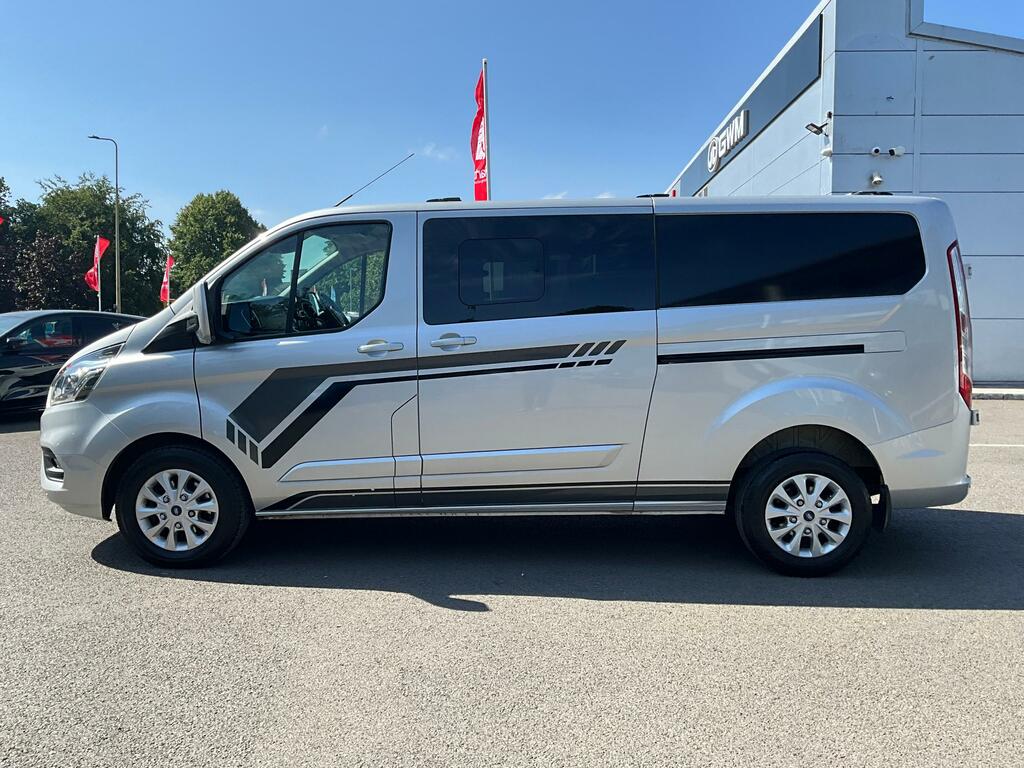Ford Transit Custom 2.0 320 Ecoblue Limited Crew Van Double Cab Di OE71LXX Silver #6