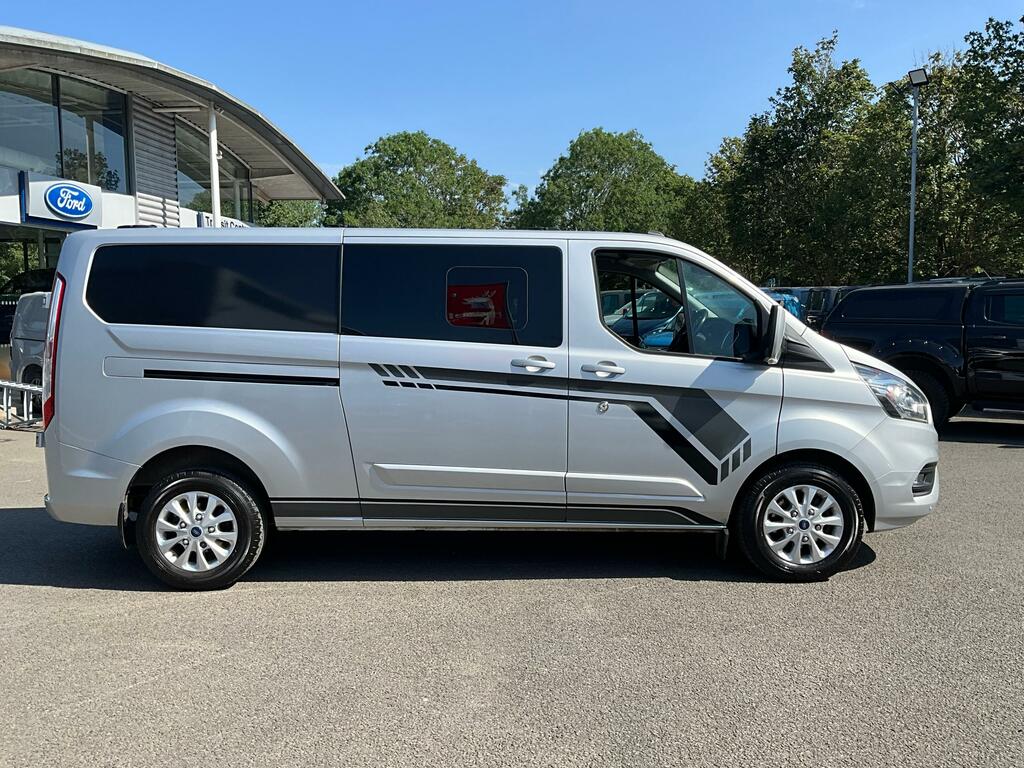 Ford Transit Custom 2.0 320 Ecoblue Limited Crew Van Double Cab Di OE71LXX Silver #2