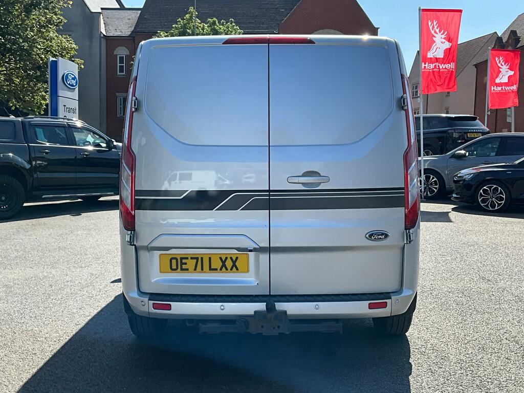 Ford Transit Custom 2.0 320 Ecoblue Limited Crew Van Double Cab Di OE71LXX Silver #4