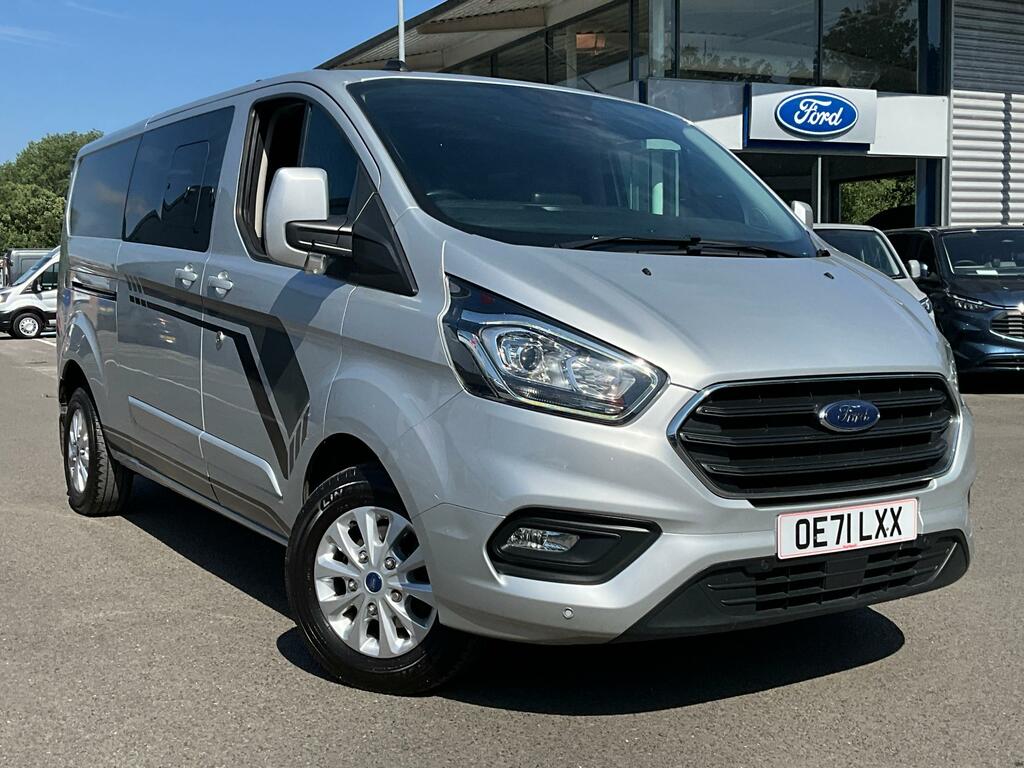 Ford Transit Custom 2.0 320 Ecoblue Limited Crew Van Double Cab Di Silver