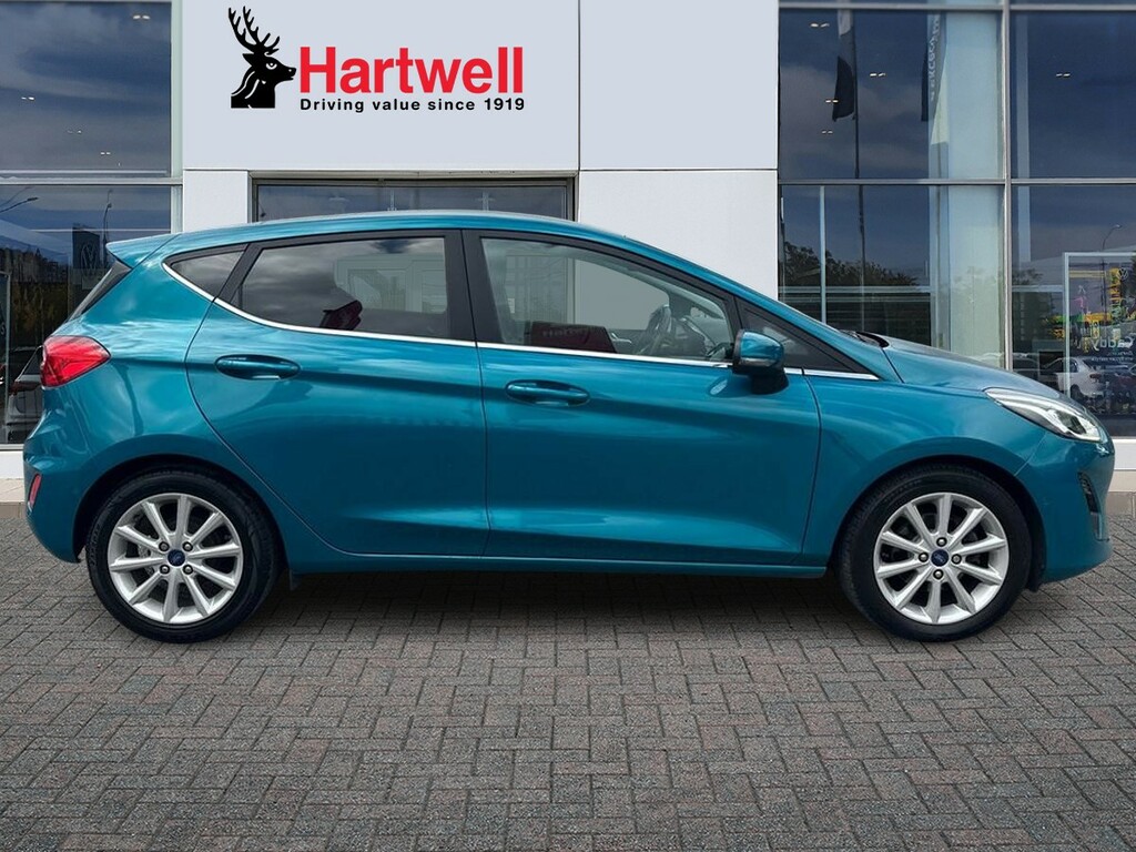 Ford Fiesta 1.0T Ecoboost Titanium Hatchback AP18FZC Blue #2