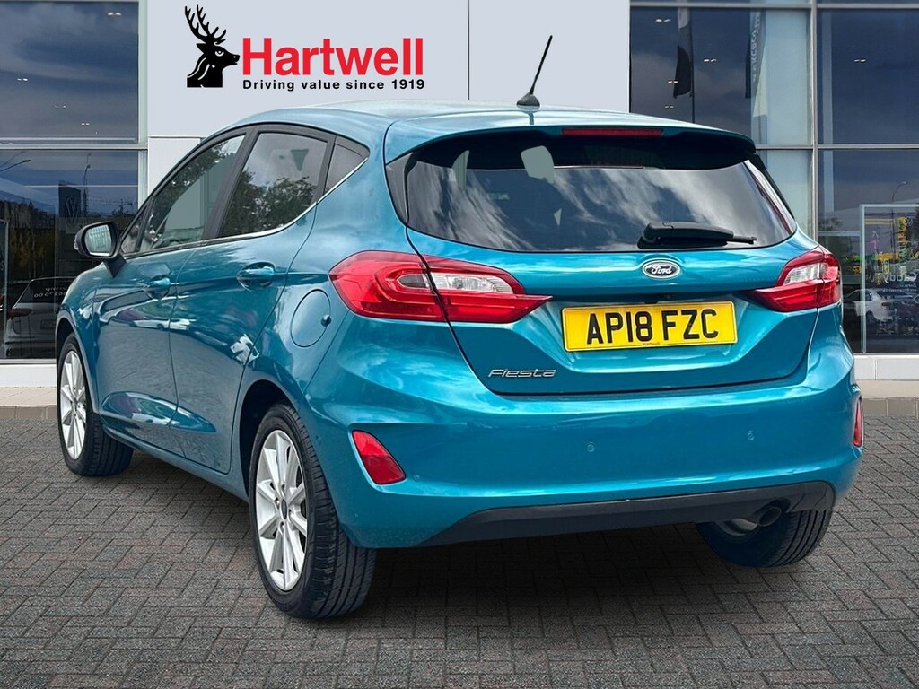 Ford Fiesta 1.0T Ecoboost Titanium Hatchback AP18FZC Blue #5