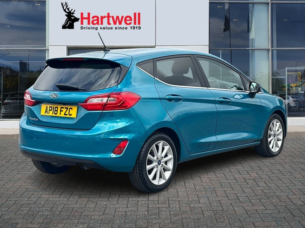 Ford Fiesta 1.0T Ecoboost Titanium Hatchback AP18FZC Blue #3